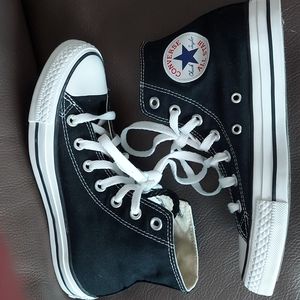 CONVERSE Black High Tops unisex